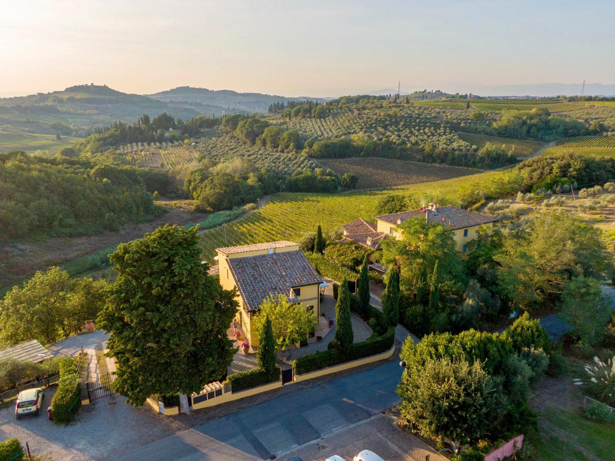 Podere Vergianoni Con Piscina E Vista Mozzafiato Tavarnelle Val di Pesa Exterior photo