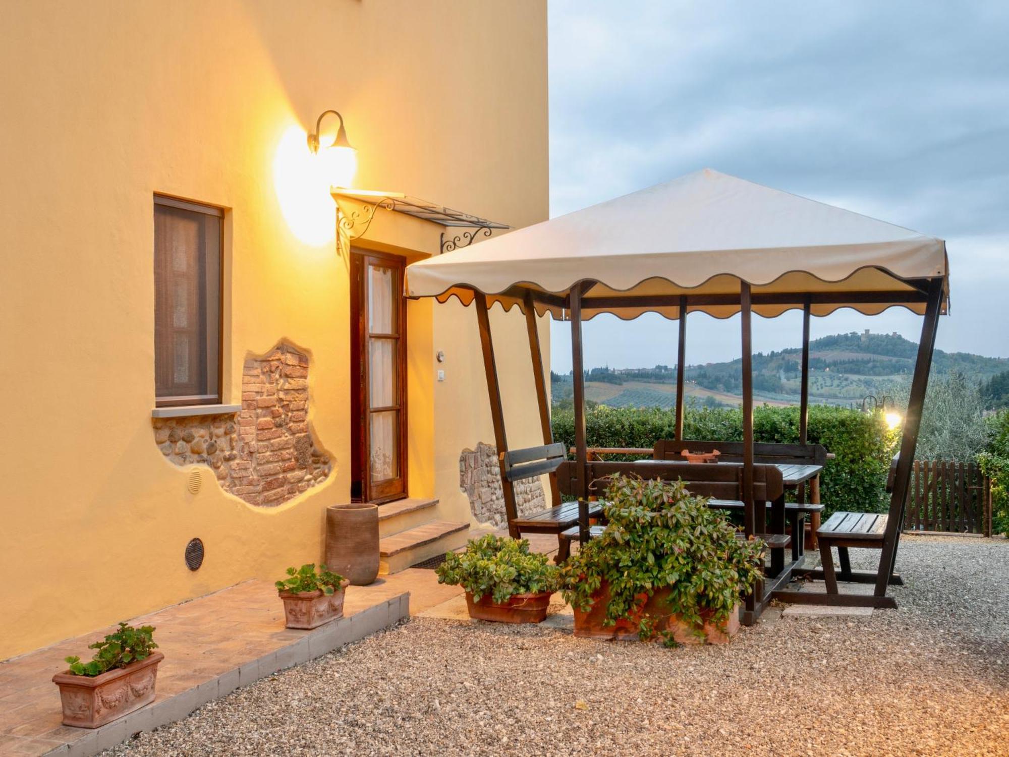 Podere Vergianoni Con Piscina E Vista Mozzafiato Tavarnelle Val di Pesa Exterior photo