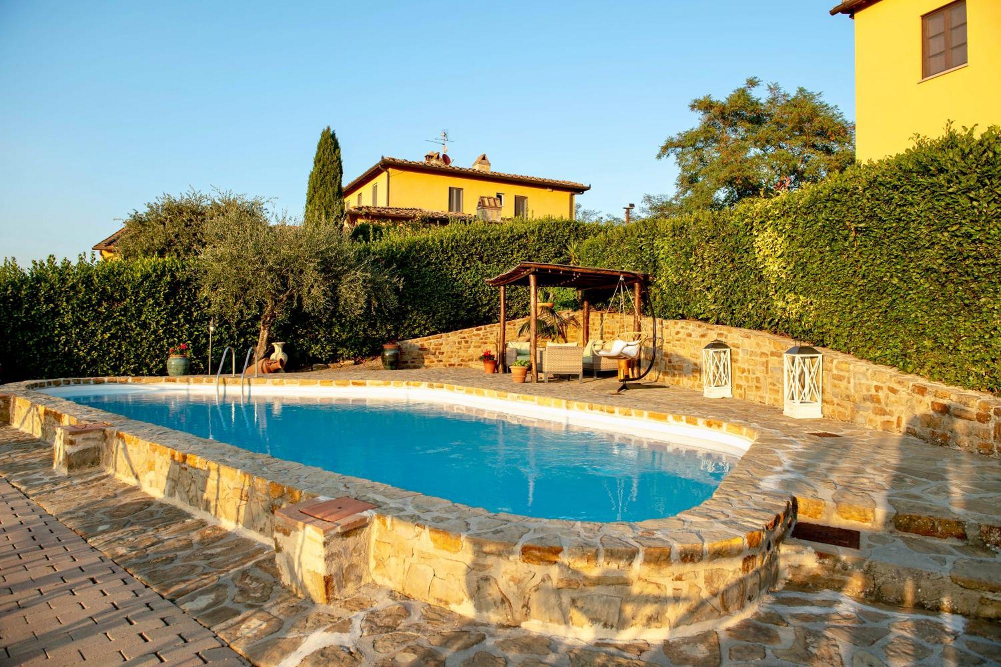 Podere Vergianoni Con Piscina E Vista Mozzafiato Tavarnelle Val di Pesa Exterior photo