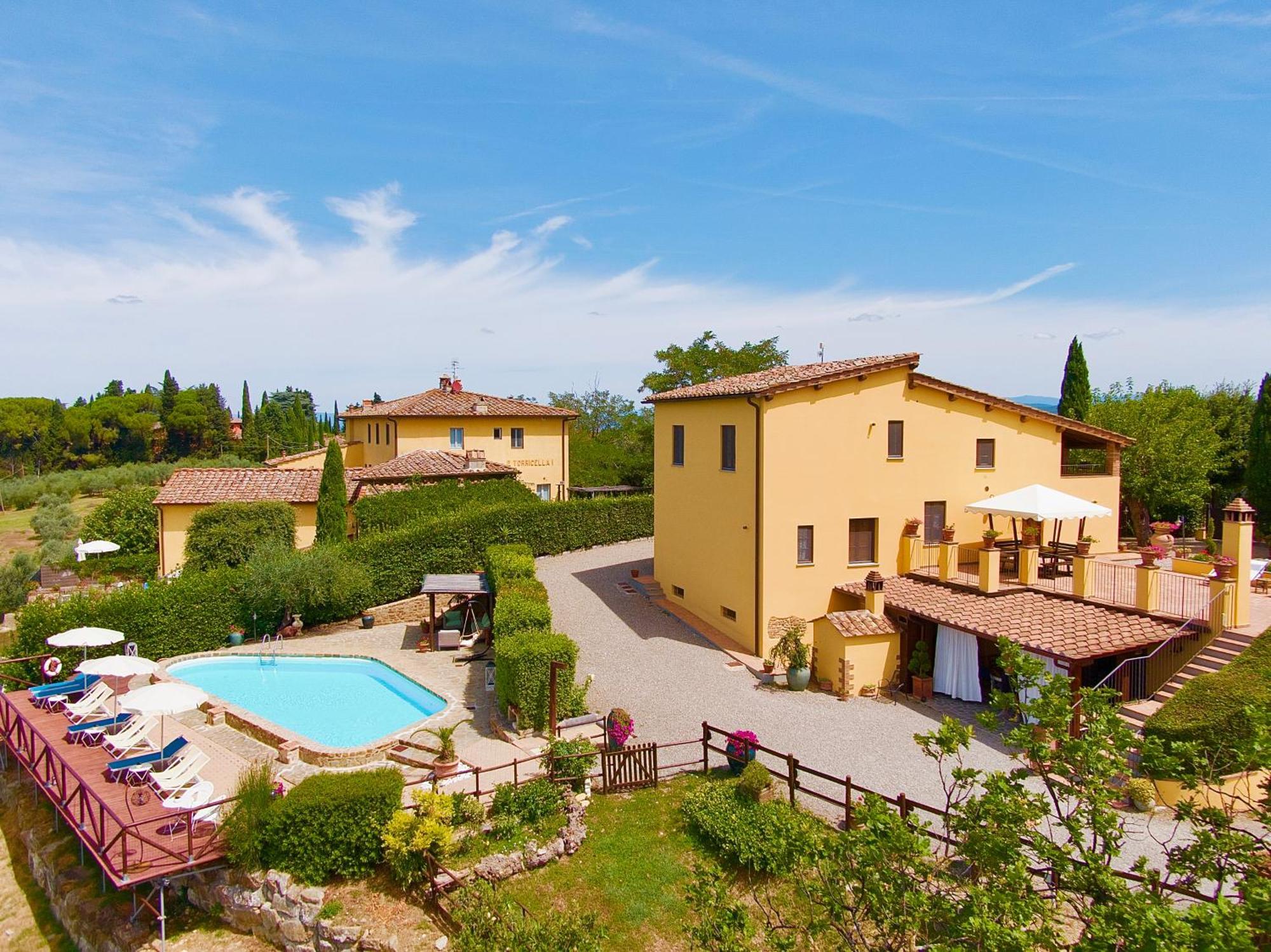 Podere Vergianoni Con Piscina E Vista Mozzafiato Tavarnelle Val di Pesa Exterior photo