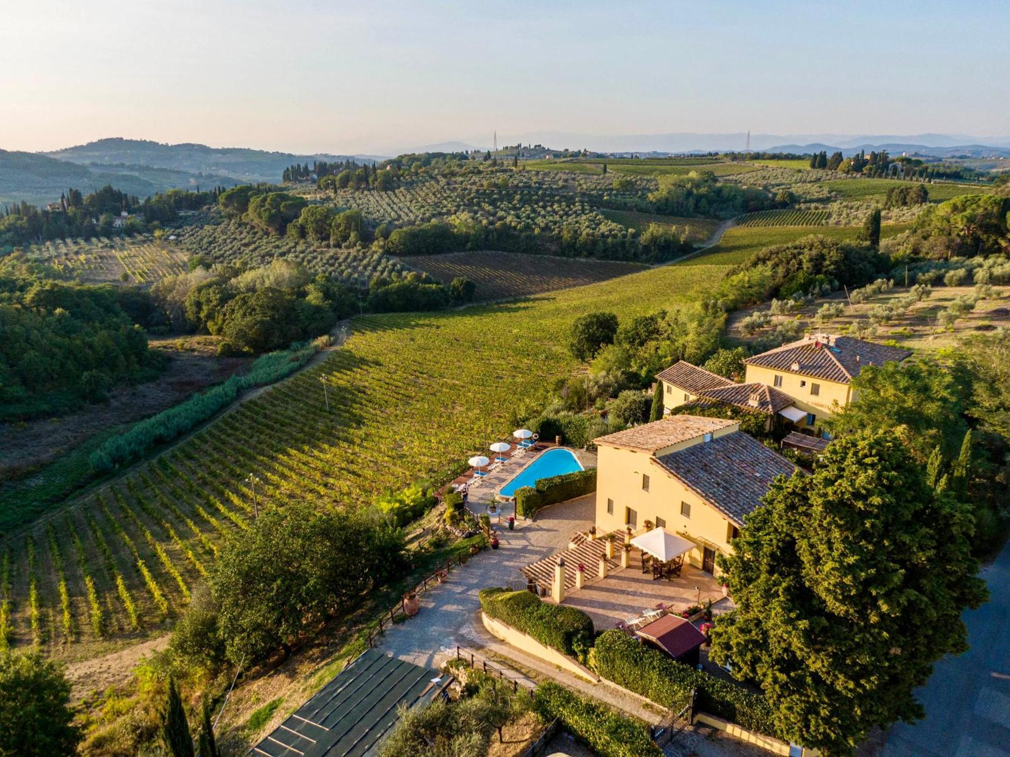Podere Vergianoni Con Piscina E Vista Mozzafiato Tavarnelle Val di Pesa Exterior photo
